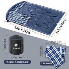 ShinHye sleeping bag zipper detail highlights bottom windproof design for temperature control