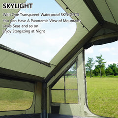 ShinHye inflatable tent air columns show sturdy stability in windy conditions.