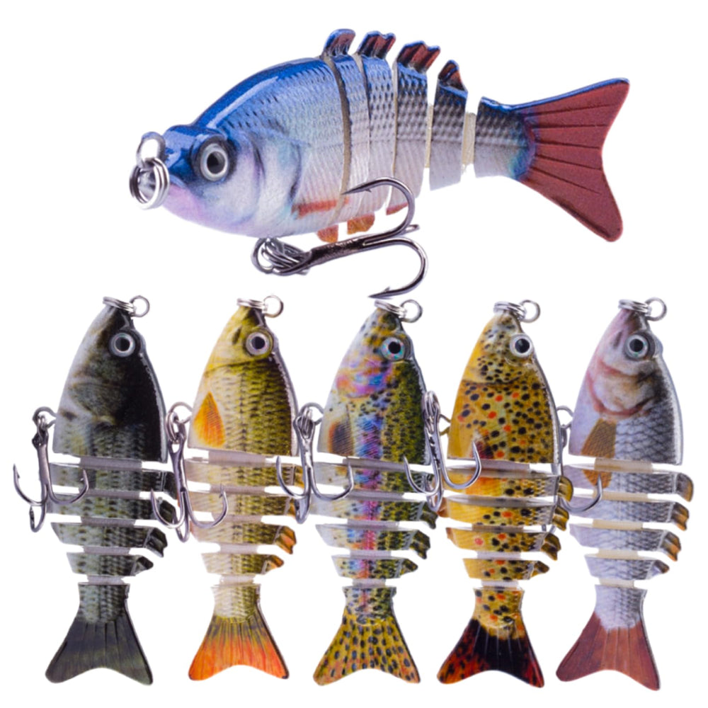 Shinsuke bionic swimming lure 6pc demonstrates lifelike motion for bass and trout.