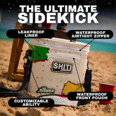 SHITI Boozer waterproof zipper prevents leaks during hikes and picnics