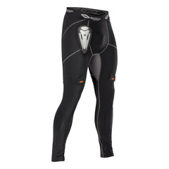 Shock Doctor compression hockey pant front view highlighting four-way stretch and moisture-wicking comfort