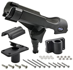 Shoreline Marine Universal Mount Rod Holder with flush mount for secure rod placement.