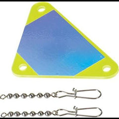 Shortbus Flashers Spreader with green blade UV prevents line twists on lead droppers