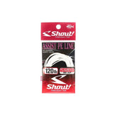Shout! 89-AP assist PE line 120lb close-up highlighting UV-resistant Dyneema braid for durability