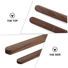 SHOWERORO black walnut solid wood texture adds rugged elegance.