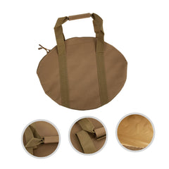 SHOWERORO skillet bag with zipper closure secures cookware during travel