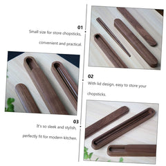 SHOWERORO portable chopsticks holder in compact size for travel.