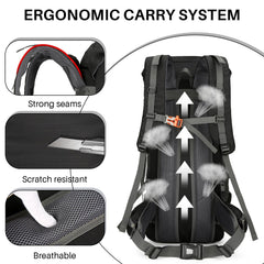 ShowyLive ergonomic backpack design with breathable mesh for comfort