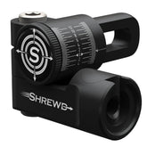 Shrewd Atlas V-Bar stabilizer front view for precise balance on archery setups.
