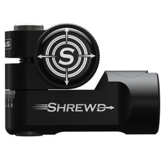Shrewd Atlas V-Bar stabilizer side profile improves grip stability and vibration control.