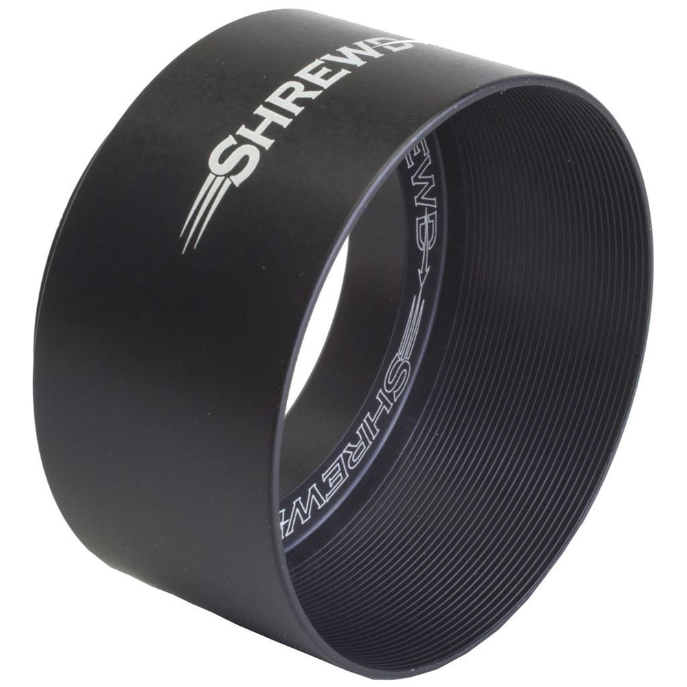 SHREWD ARCHERY sun shade for 35mm/42mm scopes reduces glare and enhances visibility.