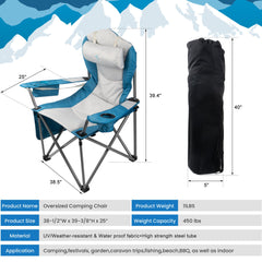 SHSYCER sturdy steel frame showing 450 lb capacity for durable outdoor seating.