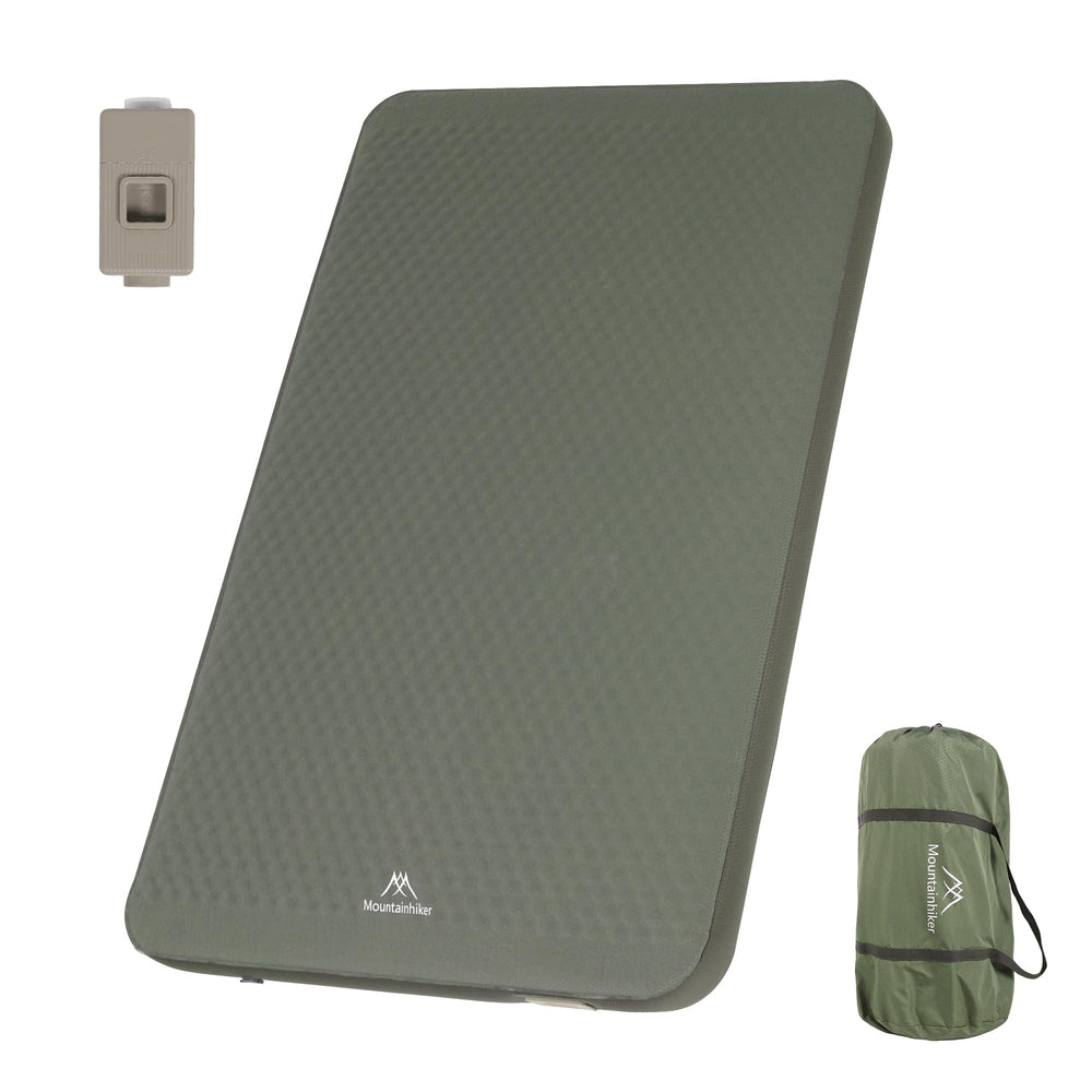 ShtNeeg self-inflating sleeping pad inflates in 40 seconds for quick setup.