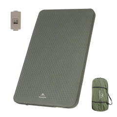 ShtNeeg self-inflating sleeping pad inflates in 40 seconds for quick setup.