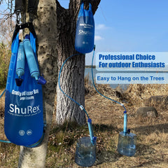 ShuRex carbon filter improving taste and reducing odors during filtration.