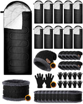 Shyyween bulk sleeping bags for adults in outdoor use offer full-body warmth for cold nights.