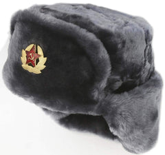 Close-up of Siberhat ushanka earflaps highlighting plush fur for comfort.