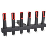 Sidasu fishing rod holder on a 2-inch hitch with a truck for easy on-the-go storage