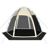 Siebwin screen tent front view shows the spacious 11.8x11.8 footprint for gatherings