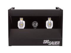 Sig Sauer Dual Shooting Gallery all-metal trap illustrating rugged durability.