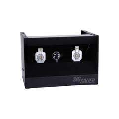 Sig Sauer Dual Shooting Gallery left target with durable all-metal frame for consistent practice.
