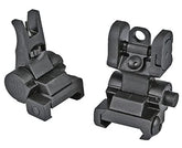 Sig Sauer Iron Sight Set flip-up on M1913 rail enables rapid target acquisition.