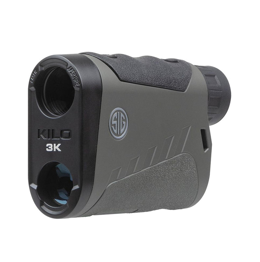 Sig Sauer KILO3K compact design shows a portable rugged rangefinder for field use
