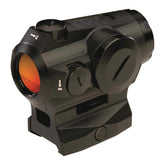 Sig Sauer ROMEO4T red dot sight mounted on rifle for quick target acquisition.