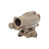 Sig Sauer Romeo4XT-PRO closeup optical lens shows crisp clarity for fast target acquisition