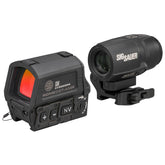 Sig Sauer ROMEO8T-AMR 1x40mm red dot sight enables rapid target acquisition in variable light.