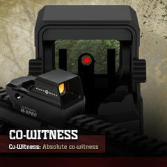 Sightmark Ultra Shot M-Spec Pro LQD battery compartment demonstrates extended life and auto on/off.
