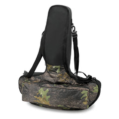 Silfrae Soft Crossbow Case camo tree front view protects gear during transport