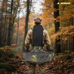 Silfrae crossbow case open top demonstrates quick access during field setup