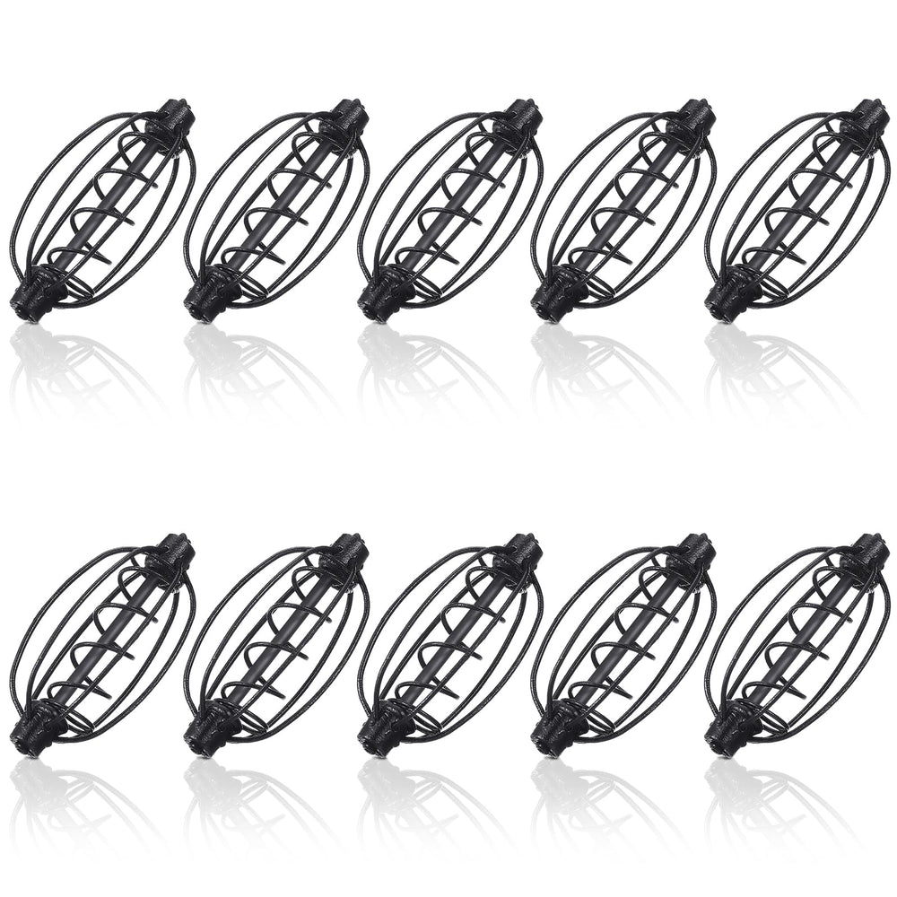 SiliFine Spring Fishing Feeder Cage - Pumpkin Shape, 25g, pack of 10