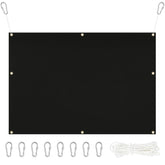 Silipull archery backstop front view shows 5x10 ft coverage for safe backyard practice