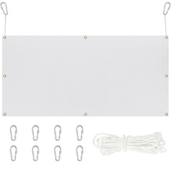 Silipull archery backstop netting white setup with secure installation for safe practice