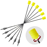 Silipull foam-tipped arrowhead 6-pack demonstrates safe practice for beginners.