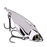 Front view of silver blade baits 5-piece box