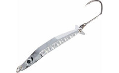 Silver Horde Coho Killer spoon with 3D eye and fluttering action attracts aggressive strikes