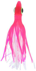 Silver Horde Junior Ace Hi Fly Glow Pink lure in water with high visibility for dusk fishing