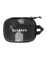 Simms Fish Whistle 2.0 in hex flo camo carbon with durable exterior for gear on water.