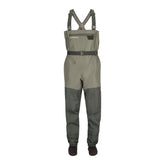 Simms Tributary waders full setup ready for river fishing and all-day wear