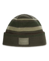 Simms Windstopper Beanie dark stone knit close-up showing weatherproof warmth.