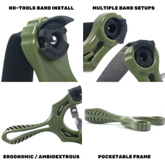 SimpleShot Ocularis spinner target for immediate practice feedback
