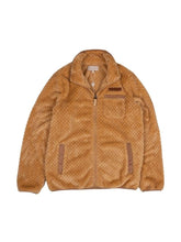 Simply Southern Simply Soft fleece jacket front view in latte light brown, ideal for layering