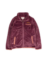 Simply Southern Simply Soft Full Zip Fleece Jacket Tulip Plum full view for daily warmth and layering
