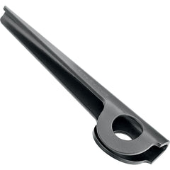 Singing Rock Steel Piton V 10cm close-up, ideal for aid climbing and mountaineering