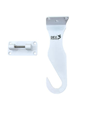 Dev Fishing single bent butt wall mount rod holder aluminum – product view