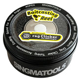 SINGMATOOLS drag clicker curado dc setup shows easy drop-in installation for Shimano reels