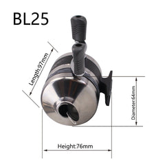 Wheel rocker switchable for left or right hand use